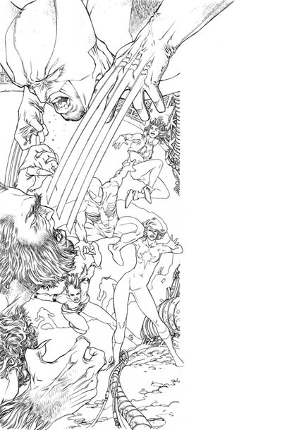 Cover Albo Numero 2 USA - chine<br>disegni di Mario Alberti<br><i>(c) 2009 Marvel Comics</i>