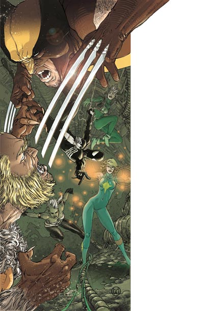 Cover Albo Numero 2 USA<br>disegni e colori di Mario Alberti<br><i>(c) 2009 Marvel Comics</i>