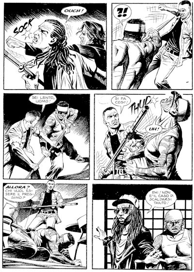 Numero 117 - Tavola 24<br>disegni di Maurizio Dotti<br><i>(c) 2009 Sergio Bonelli Editore</i>