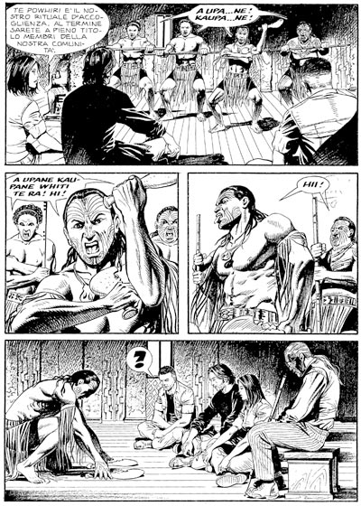 Numero 117 - Tavola 34<br>disegni di Maurizio Dotti<br><i>(c) 2009 Sergio Bonelli Editore</i>