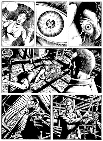 Numero 120 - Tavola 34<br>disegni di Marco Santucci<br><i>(c) 2009 Bonelli Editore</i>