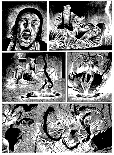 Numero 121 - Tavola 36 Numero 121 - Tavola 36<br>disegni di Fabiano Ambu<br><i>(c) 2009 Sergio Bonelli Editore</i>