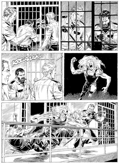 Numero 122 - Tavola 4<br>disegni di Giuliano Piccininno<br><i>(c) 2009 Sergio Bonelli Editore</i>