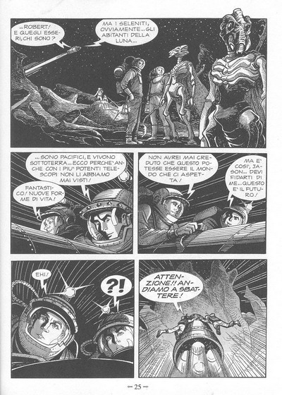Dalla terra alla luna<br>Greystorm 1, p. 25<br><i>(c) 2009 SERGIO BONELLI EDITORE</i>