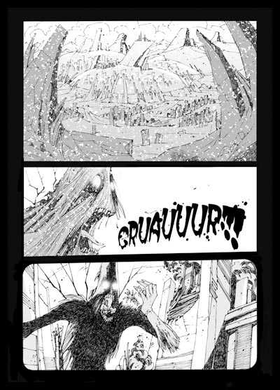 Tavola 1<br>disegni di Massimo Dall'Oglio<br><i>(c) 2009 Edizioni BD</i>
