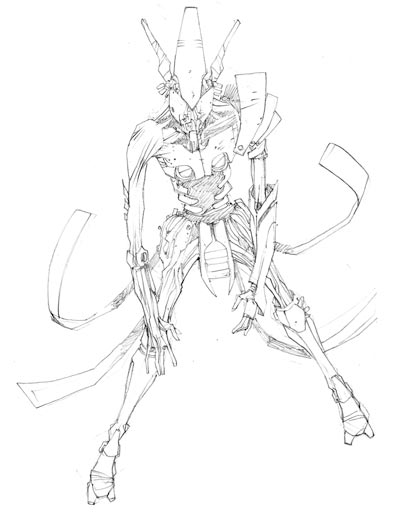 Studi Personaggi: Guardiani<br>disegni di Massimo Dall'Oglio<br><i>(c) 2009 Edizioni BD</i>