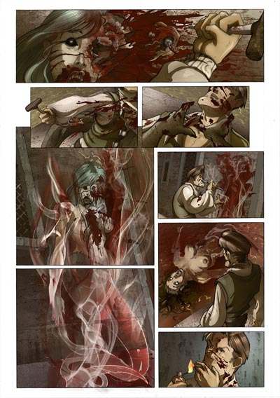 Tavola 7<br>disegni di Emilio Laiso, colori di Alessia Nocera<br><i>(c) 2009 GGStudio</i>
