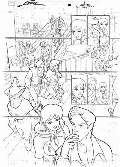Tavola 10<br>disegni di Emilio Laiso<br><i>(c) 2009 GGStudio</i>