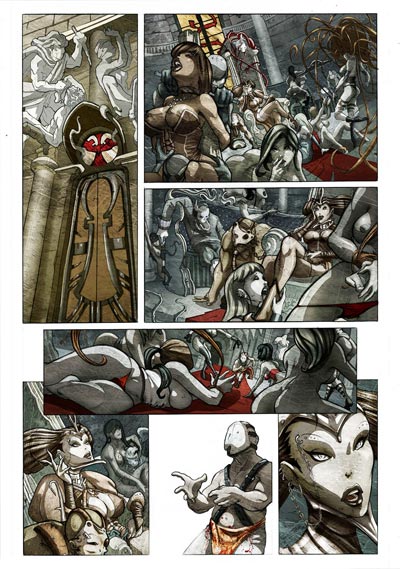 Tavola 13<br>disegni di Emilio Laiso, colori di Alessia Nocera<br><i>(c) 2009 GGStudio</i>