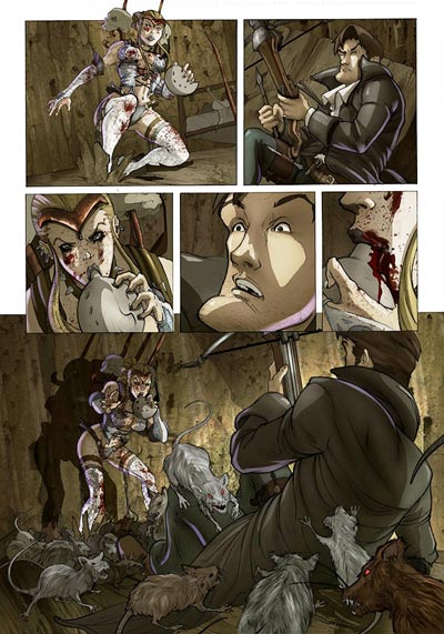 Tavola 30<br>disegni di Emilio Laiso, colori di Alessia Nocera<br><i>(c) 2009 GGStudio</i>