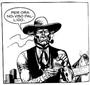 Cane Custer, indiano civilizzato e perplesso<br>Tex Maxi 13, pag.138<br><i>(c) 2009 SBE</i>