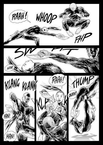 Flashback<br>disegni di Luca Enoch<br><i>(c) 2009 Sergio Bonelli Editore</i>