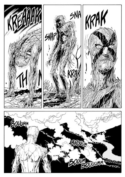 L'arrivo del Cardo<br>disegni di Luca Enoch<br><i>(c) 2009 Sergio Bonelli Editore</i>