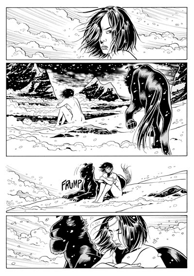 Lilith e lo Scuro<br>disegni di Luca Enoch<br><i>(c) 2009 Sergio Bonelli Editore</i>