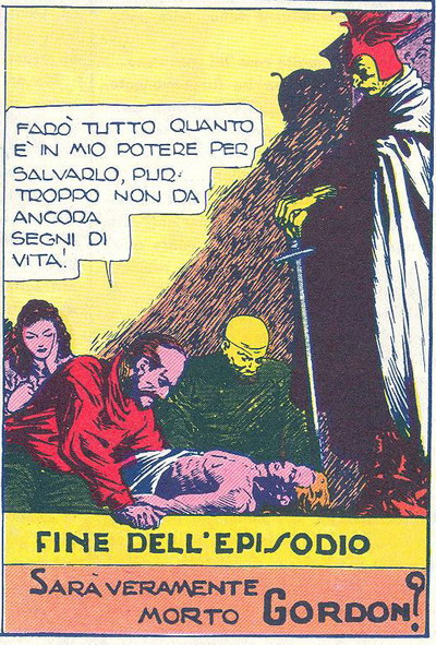 Un vero commiato Un vero commiato<br>"l'avventuroso", copertina del n. 206, 18 settembre 1938<br><i>(c) 1938 Nerbini</i>