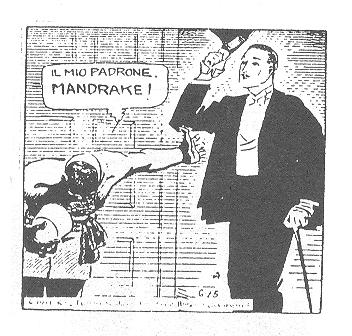 Compare Mandrake Compare Mandrake<br>"l'avventuroso", n. 15, 20 gennaio 1935, p. 6<br><i>(c) 1935 Nerbini</i>