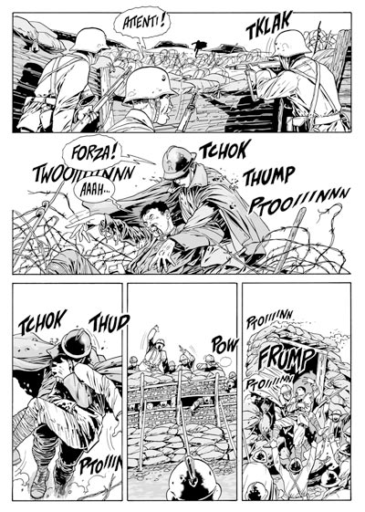 Missione di soccorso<br>disegni di Luca Enoch<br><i>(c) 2009 Sergio Bonelli Editore</i>