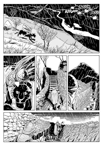 Nelle trincee<br>disegni di Luca Enoch<br><i>(c) 2009 Sergio Bonelli Editore</i>