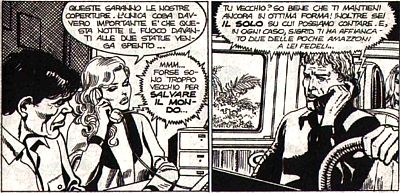 Diana e Jerry organizzano il piano d'azione Diana e Jerry organizzano il piano d'azione<br>disegni di L.Ardini, Martin Mystère n.220<br><i>(c) 2000 Sergio Bonelli Editore</i>