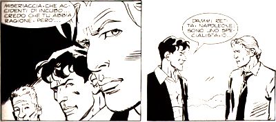 Napoleone e Dylan Dog Napoleone e Dylan Dog<br>disegni di G.Ornigotti, Napoleone n.42<br><i>(c) 2004 Sergio Bonelli Editore</i>