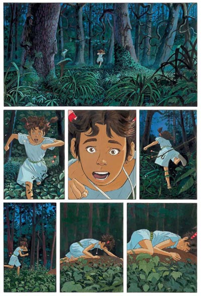 Tavola tratta dal Volume 1<br>disegni e colori di Laura Zuccheri<br><i>(c) 2009 Renoir Comics</i>