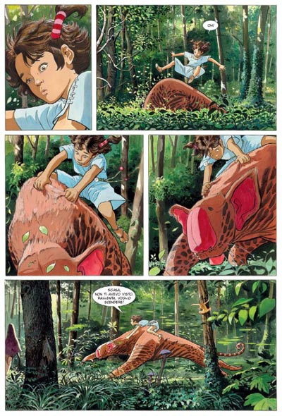 Tavola tratta dal Volume 1 Tavola tratta dal Volume 1<br>disegni e colori di Laura Zuccheri<br><i>(c) 2009 Renoir Comics</i>