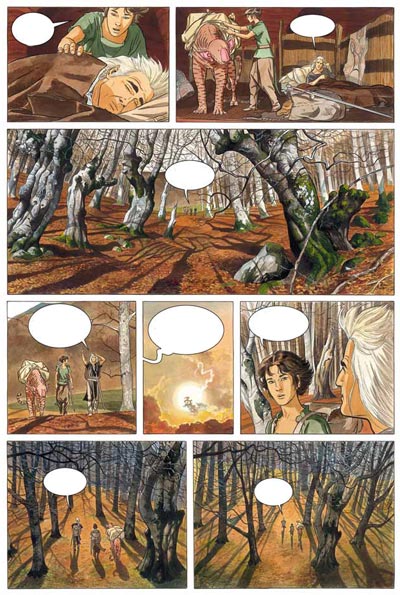 Tavola tratta dal Volume 1 Tavola tratta dal Volume 1<br>disegni e colori di Laura Zuccheri<br><i>(c) 2009 Renoir Comics</i>