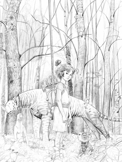 Cover - Matita<br>disegni di Laura Zuccheri<br><i>(c) 2009 Renoir Comics</i>