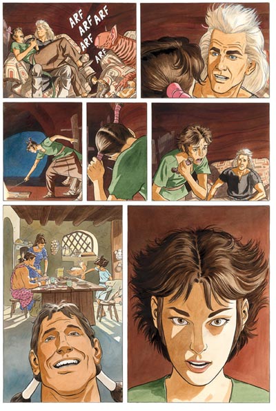 Tavola tratta dal Volume 1 Tavola tratta dal Volume 1<br>disegni e colori di Laura Zuccheri<br><i>(c) 2009 Renoir Comics</i>
