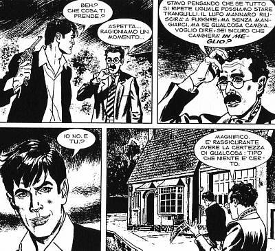 Aspettando l'insolito<br>disegni di Angelo Stano, Dylan Dog n.277<br><i>(c) 2009 Sergio Bonelli Editore</i>