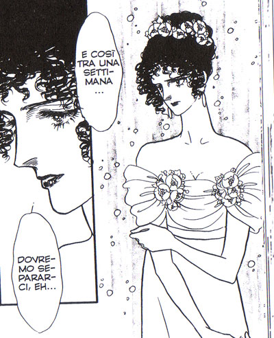 Uno stile grafico più maturo rispetto a Lady Oscar<br>disegni di Riyoko Ikeda<br><i>(c) 2009 Magic Press</i>