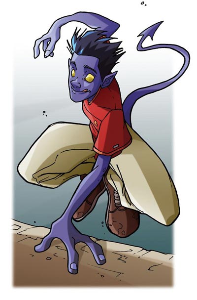 Studi Personaggi: Kurt<br>disegni di Denis Medri<br><i>(c) 2009 Panini Comics</i>