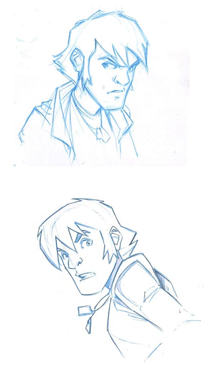 Studi Personaggi: Logan<br>disegni di Gianluca Gugliotta<br><i>(c) 2009 Panini Comics</i>