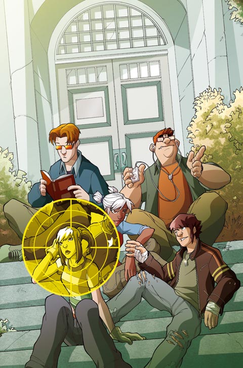 Cover Albo USA #5<br>disegni di Denis Medri, colori di Sergio Algozzino<br><i>(c) 2009 Marvel Comics</i>