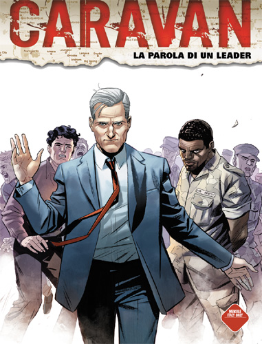 Caravan n.3: la carica fa il leader?<br>copertina di E. Mammucari<br><i>(c) 2009 Sergio Bonelli Editore</i>