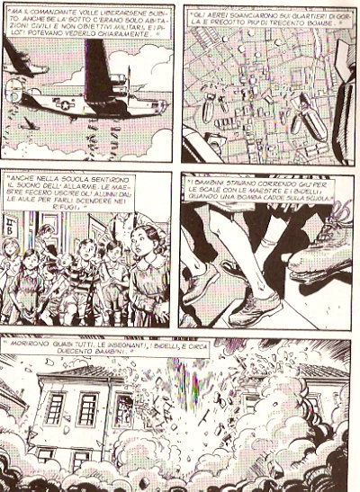 Il massacro di Gorla Il massacro di Gorla<br>Tavola di M. Gradin e W. Maresta, Caravan n.8, pag.37<br><i>(c) 2010 Sergio Bonelli editore</i>