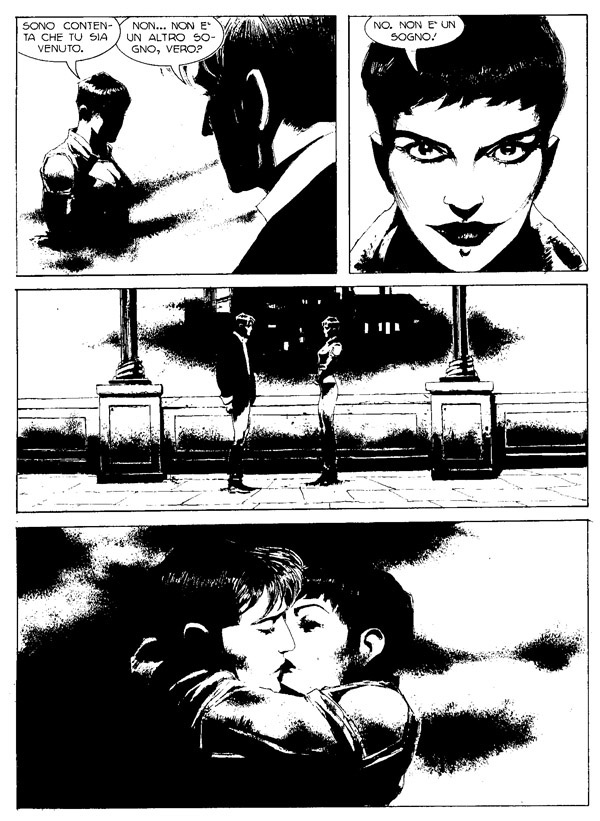 Riabbracciando Manila<br>disegni di Corrado Roi, Dylan Dog 282<br><i>(c) 2010 Sergio Bonelli Editore</i>