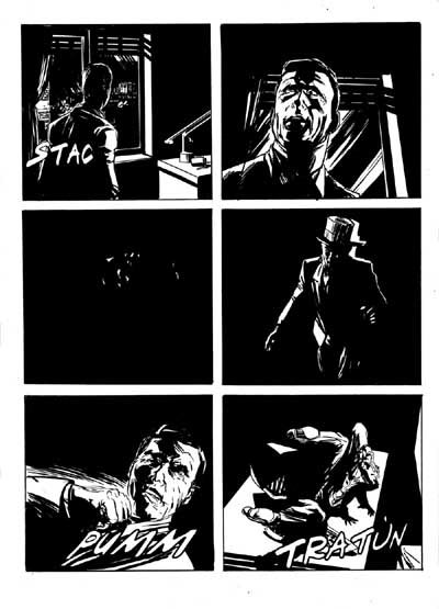 Tavola tratta dal numero 2 Tavola tratta dal numero 2<br>disegni di Andrea Del Campo<br><i>(c) 2010 Alessandro Bilotta & Edizioni Star Comics</i>