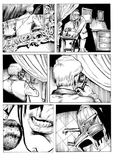 Tavola tratta dal numero 4<br>disegni di Ivan Vitolo<br><i>(c) 2010 Alessandro Bilotta & Edizioni Star Comics</i>