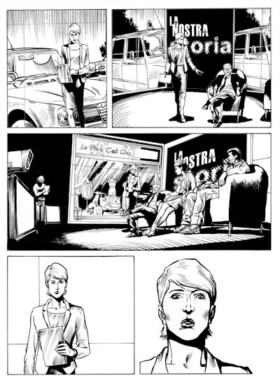 Tavola tratta dal numero 4 Tavola tratta dal numero 4<br>disegni di Ivan Vitolo<br><i>(c) 2010 Alessandro Bilotta & Edizioni Star Comics</i>
