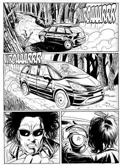 Numero 2 - Tavola 21<br>disegni di Giuseppe Candita<br><i>(c) 2010 Sergio Stivaletti & Edizioni Star Comics</i>