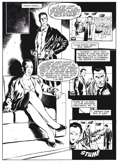 Numero 1 - Tavola 28<br>disegni di Giuseppe De Luca<br><i>(c) 2010 Andrea Aromatico & Edizioni Star Comics</i>