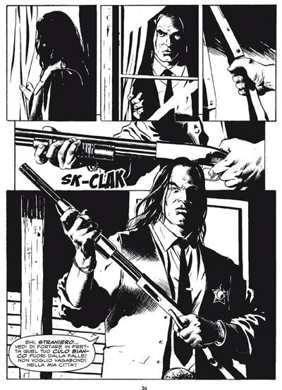 Numero 1 - Tavola 34<br>disegni di Giuseppe De Luca<br><i>(c) 2010 Sergio Stivaletti & Edizioni Star Comics</i>