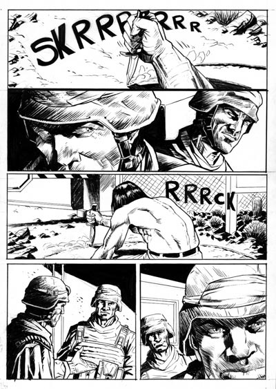 Tavola tratta dal numero 2<br>disegni di Alessandro Pastrovicchio<br><i>(c) 2010 Andrea Aromatico & Edizioni Star Comics</i>