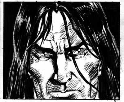 Vignetta tratta dal numero 2<br>disegni di Alessandro Pastrovicchio<br><i>(c) 2010 Andrea Aromatico & Edizioni Star Comics</i>