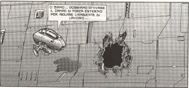 Il "buco" di Talia<br>disegni di Paolo Di Clemente, Nathan Never 223<br><i>(c) 2010 Sergio Bonelli Editore</i>
