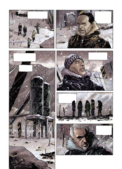 Volume 5 - Tavola 35<br>disegni di Andrea Mutti, colori di Malisan<br><i>(c) 2010 Panini Comics</i>