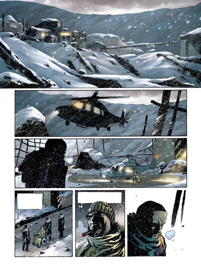 Volume 6 - Tavola 14<br>disegni di Andrea Mutti, colori di Malisan<br><i>(c) 2010 Panini Comics</i>