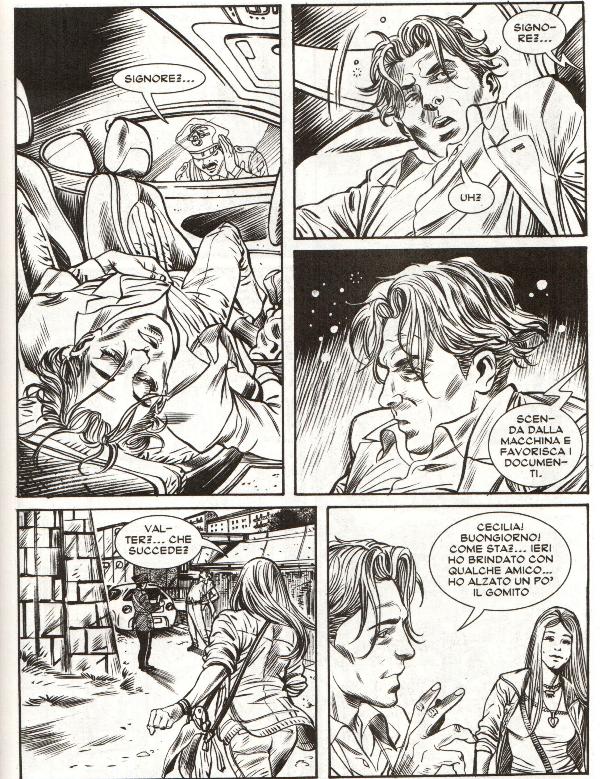 La prima apparizione di Valter Buio<br>disegni di Sergio Gerasi<br><i>(c) 2010 Edizioni Star Comics</i>