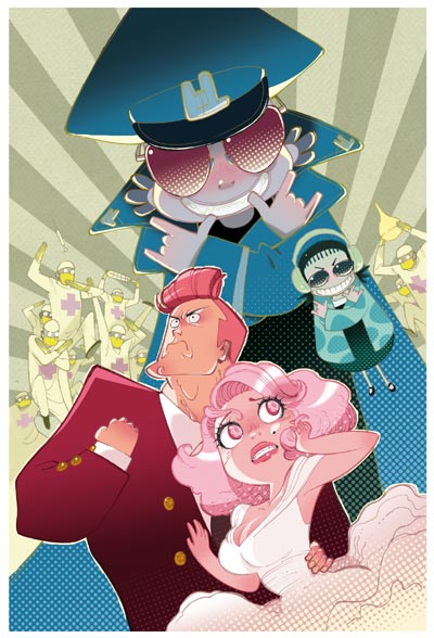 Copertina capitolo interno<br>disegni di Alessandro Barbucci, colori di Barbucci & Lebreton<br><i>(c) 2010 Alessandro Barbucci & Planeta DeAgostini</i>